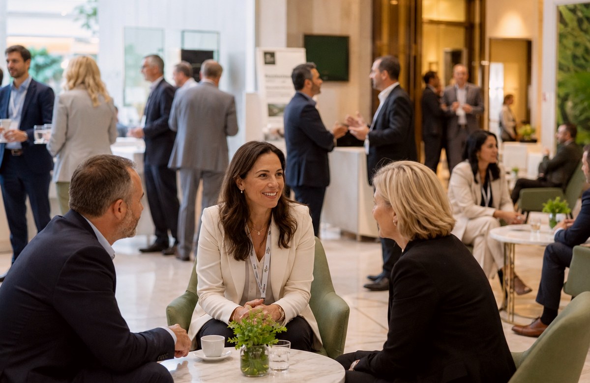 Business networking environment for professional attendees